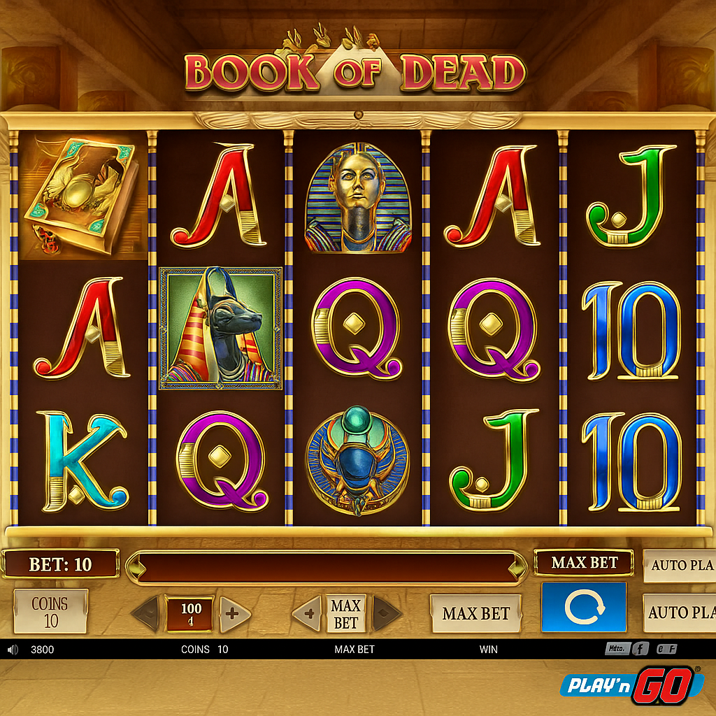 NevadaWins - Book of Dead Slot Game