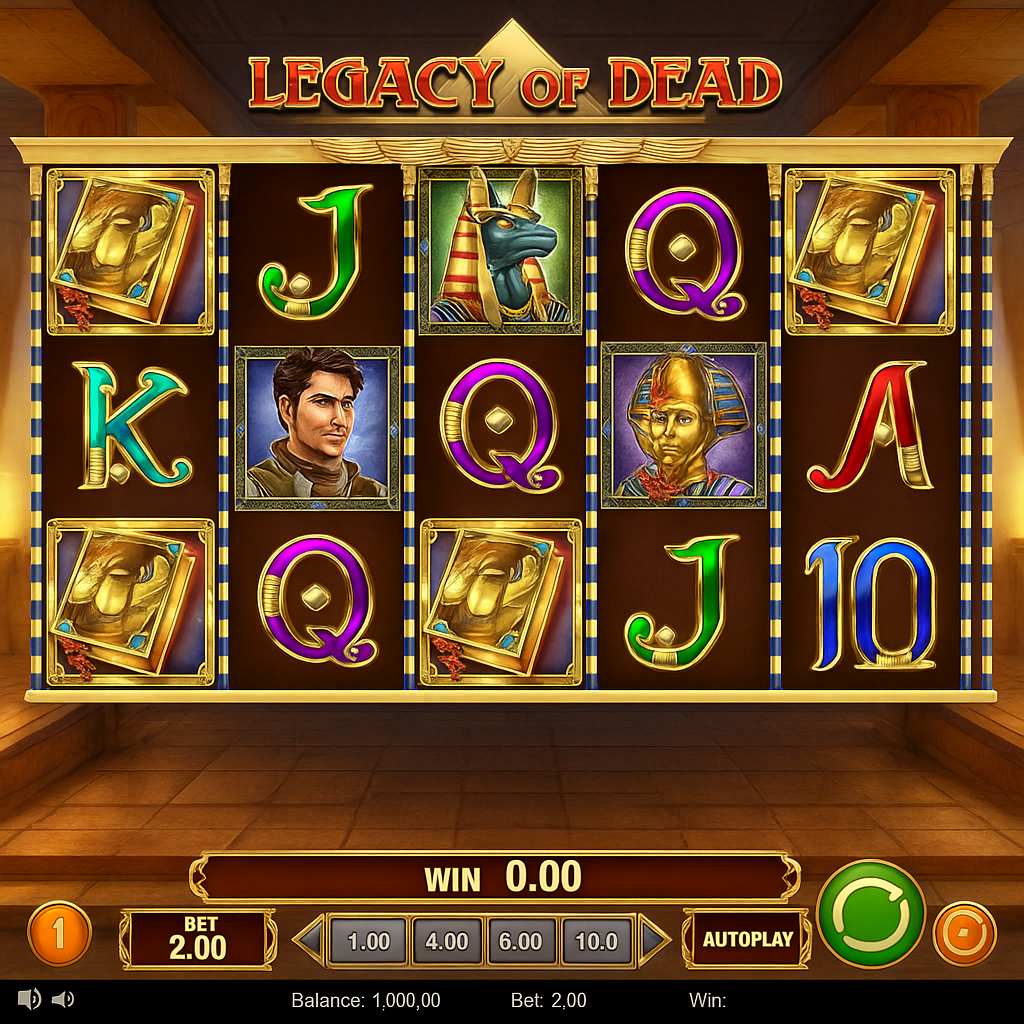 NevadaWins - Legacy of Dead Slot Game