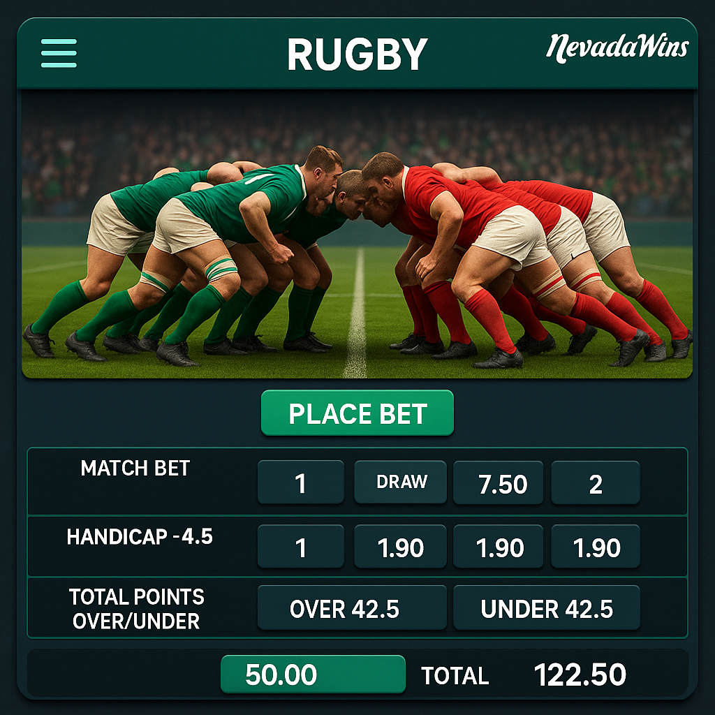 NevadaWins - Rugby Betting