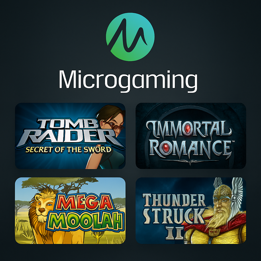 Microgaming - Fournisseur de jeux casino